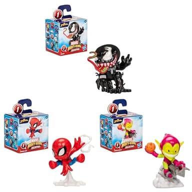 Marvel Spider-Man Mighty-Verse Collection Series 1 Multipack, 3 Collectible 2.5-Inch Action Figures, Super Hero Toys for 4 Year Old Kids and Up (Amazon Exclusive) - Image 5