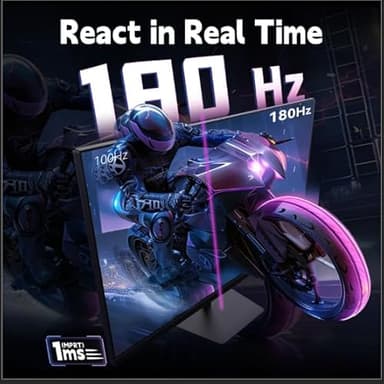 KTC Gaming Monitor 27 inch 180hz 1ms | Fast IPS Screen 1080p Monitor|2 x HDMI 2.0 &1 x Display Port 1.4 | Support Freesync and Wall Mount | 108% sRGB with HDR 10 - Image 2