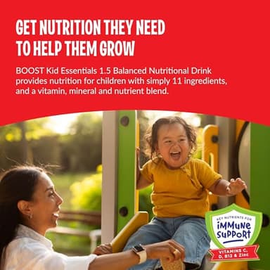BOOST KID ESSENTIALS 1.5 Balanced Nutritional Drink for Children, Vanilla Vortex, 24 Count - Image 3