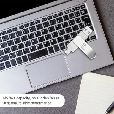 Genuine Apple MFi Certified iPhone USB Flash Drive 256GB - Real Capacity - No Fake Storage, Genuine Lightning, encrypted Auto Backup Photo Stick for iPhone iPad Photos/Videos - Avoid Fake MFi Clones! - Image 8