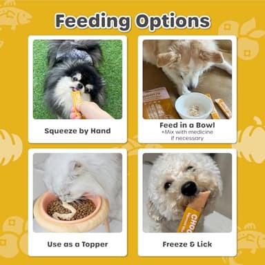 Choolip Squeeze Vita Stick Lickable Treats for Dogs & Cats. 49 Kidney Support Sticks with Essential multivitamins. Soft and Tasty Paste for All Life Stages, Supporting Kidney Health - Image 6