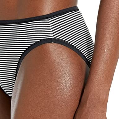 Amazon Essentials Women's Cotton High Leg Brief Underwear (Available in Plus Size), Breathable, Pack of 10, Neutral, X-Small - Image 4