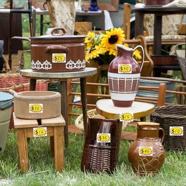 300 Pcs Garage Sale Stickers, (2"x3") Removable Adhesive Yard Sale Price tag Stickers with Space to Write Pricing, Rummage Sale Price Labels for Retail, Flea Market, Annual Community Sales - Image 2