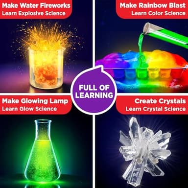 Doctor Jupiter Ultimate Science Kit, Chemistry Set for Kids Ages 8-10-12-14 | Birthday Gift Ideas for Boys & Girls 8,9,10+ Years Old | STEM Toy with 50+ Experiments | Learning & Educational Projects - Image 4