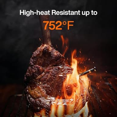 Typhur Sync Wireless Meat Thermometer Quad | 4 Probes | 6 Sensors | LCD Display | WiFi and Bluetooth 5.3 | Improved Stability and Range | IPX8 Waterproof | for BBQ, Grill, Smoker, Oven, Kitchen - Image 5