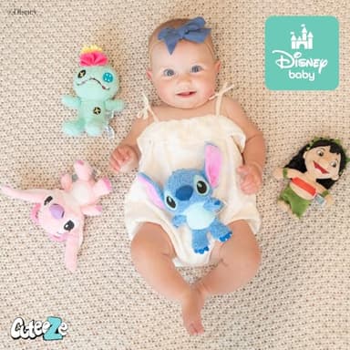 KIDS PREFERRED Disney Baby Lilo & Stitch 4 Piece Cuteeze Gift Set Plush Collector Set of Stuffed Animals, Lilo and Stitch Toys for Infants & Toddlers - Image 5
