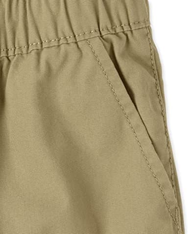 The Children's Place Baby Boys And Toddler Boys Pull on Jogger Shorts,Fin Gray/Flax/Tidal 3 Pack,2T - Image 3