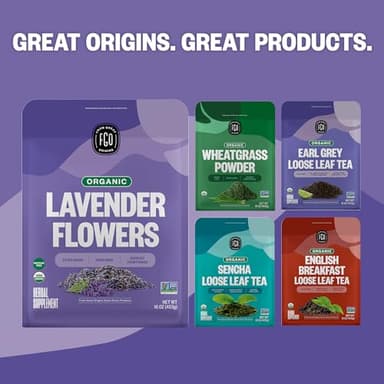 FGO Organic Dried Lavender Flowers, Extra Grade Dried Buds, Imported From France for Culinary or Sachet Bags, 4oz, Packaging May Vary (Pack of 1) - Image 7