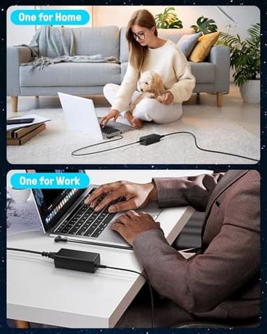 45W Charger Compatible with HP Laptop Charger, Blue Tip, Pavilion x360 11 13 15, Zbook 14u G4 G5 15u 15 G3, Notebook 15, Stream 13 11 14 AC Adapter with Power Cord - Image 7