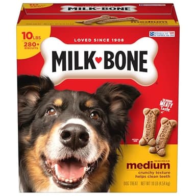 Milk-Bone Original Dog Treats Biscuits for Medium Dogs, 10 Pound - Image 1