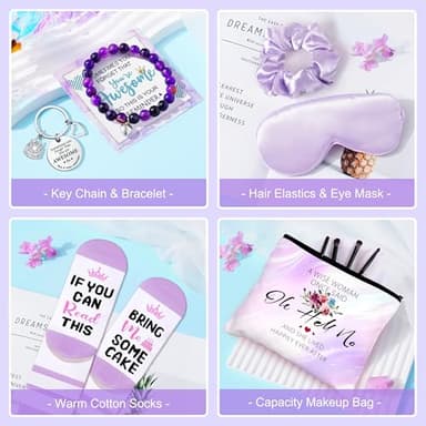 Birthday Gifts for Women Friendship, Gifts for Women Birthday Unique, Best Friend Birthday Gifts, Happy Birthday Gift Basket for Her, Friends, Coworkers, Wife, Mom, Daughter - Image 6
