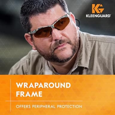 KLEENGUARD V30 Nemesis Safety Glasses (19644), Bronze Lenses with Camo Frame, 12 Pairs / Case - Image 7
