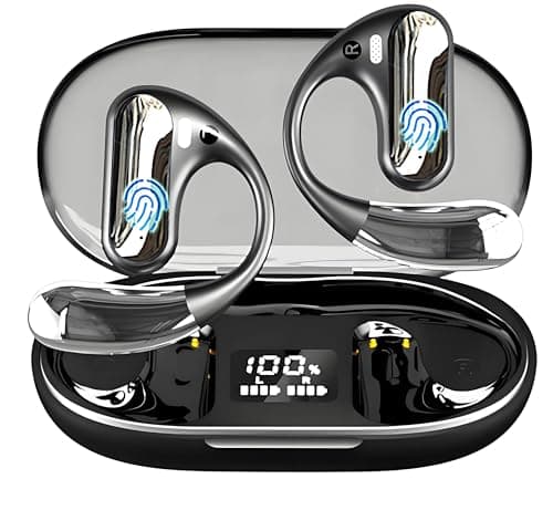 Ai Languages Translation Earbuds,Real Time Translator Earphones Support (French, Spanish, German etc.) 144 Languages & Accents with App Instant Voice Translator for Travel, Learn,Business.Black - Image 1