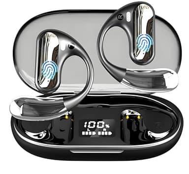 Ai Languages Translation Earbuds,Real Time Translator Earphones Support (French, Spanish, German etc.) 144 Languages & Accents with App Instant Voice Translator for Travel, Learn,Business.Black - Image 1