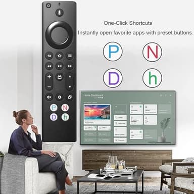 Replacement Voice Remote Control for All Insignia/Toshiba/Pioneer Smart TVs, Compatible with TV Stick, TV Cube - Image 5
