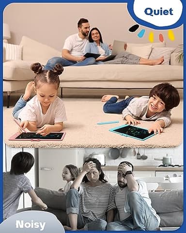 Bravokids Toys for 3-6 Years Old Girls Boys, LCD Writing Tablet 10 Inch Doodle Board, Electronic Drawing Pads, Educational Birthday Gift for 3 4 5 6 7 8 Years Old Kids Toddler (Blue) - Image 6