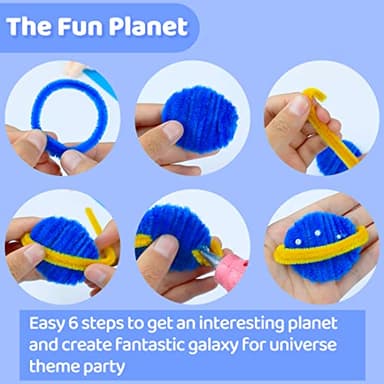 Eppingwin 500pcs Pipe Cleaners, Orange Pipe Cleaners Craft Supplies,Chenille Stems for DIY Arts Crafts Project(Orange) - Image 5