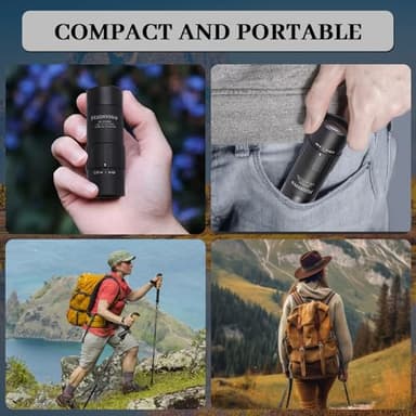 Monocular Telescope, 8x25 High Power, Waterproof Compact Scope with Accessories, Black - Image 5