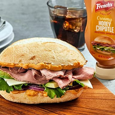 French's Creamy Honey Chipotle Mustard Spread, 12 oz (Pack of 8) - Image 3