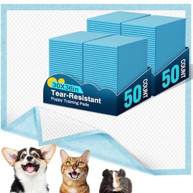 VJJ Dog Pads 100 Pack 30"x36", Dog Pads Extra Large for Pets, Disposable Large Pee Pads for Doggy & Puppy Training Pads, Piddle Pads for Indoor, Outdoor Use - Image 1