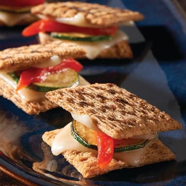 Triscuit Fire Roasted Tomato & Olive Oil Whole Grain Wheat Crackers, Lunch Snacks, Bulk Snack Crackers, 6 - 8.5 oz Boxes - Image 7