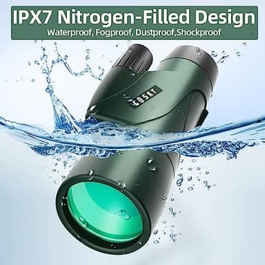 Gosky 12x55 HD Monocular Telescope with BAK4 Prism & FMC Lens, Lightweight with Smartphone Adapter - For Bird Watching, Hunting, Hiking, Traveling - Image 5