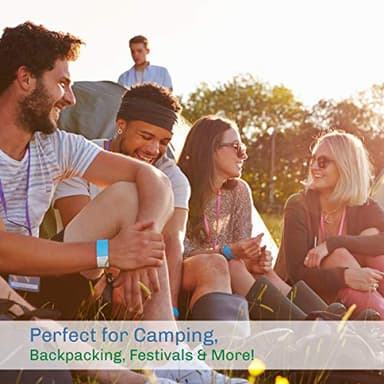 2 Person Camping Tent with Rain Fly and Carrying Bag - Lightweight Outdoor Tent for Backpacking, Hiking, or Beach Use by Wakeman Outdoors (Blue) - Image 6