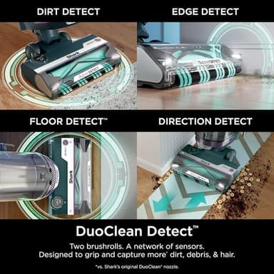 Shark POWERDETECT AZ4002 Upright Vacuum Cleaner HEPA Filter, Heavy Duty Vacuum Powerful Suction for Pet Hair Powered Lift-Away, for Carpets & Hardfloors (Renewed) - Image 9