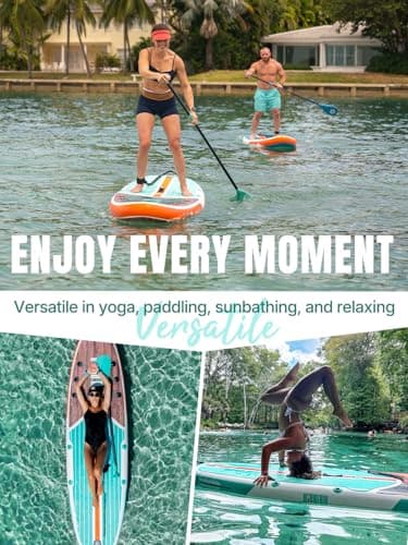 Niphean Inflatable Stand Up Paddle Board with SUP Accessories, Anti-Slip EVA Deck, 10'6'' Inflatable Paddle Boards for Adults & Youth of All Skill Levels - Image 7
