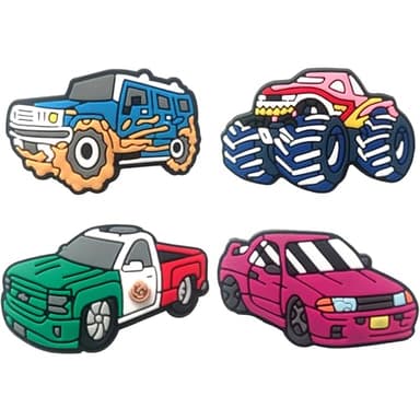 Mowzury Car & Truck Shoe Charms for Boys, 24 PCS Vehicle Shoe Decoration Pins for Clog, Cute Shoe Accessories for Kids Party Favor Gifts - Image 2