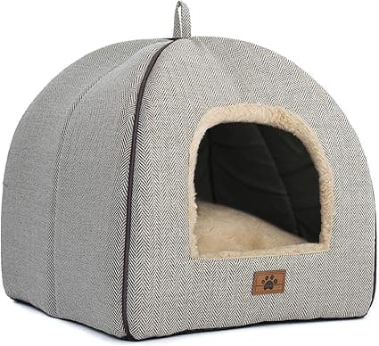 WINDRACING Cat Bed for Indoor Cats - Cat Cave Beds Cat House Cat Tent with Removable Washable Cushioned Pillow, Soft Kitten beds,Cat Beds & Furniture, for Small and Medium Pet Bed - Image 1