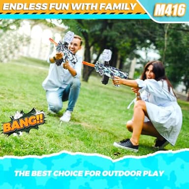 JANNIRESS Electric Blaster Toys Eco-Friendly Splatter Ball Blaster,Automatic Outdoor Games Toys for Activities Team Game - Image 3