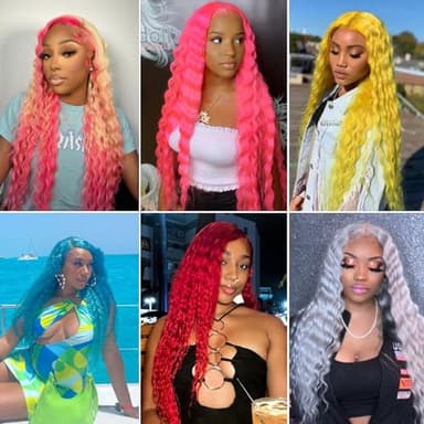 Boyusijf 613 Lace Front Wig Human Hair 613 Blonde Deep Wave 13x6 HD Transparent Lace Front Wig Human Hair Pre Plucked Blonde Wig Human Hair with Baby Hair 180% Density for Women(30inches 613 13x6 Wig) - Image 9