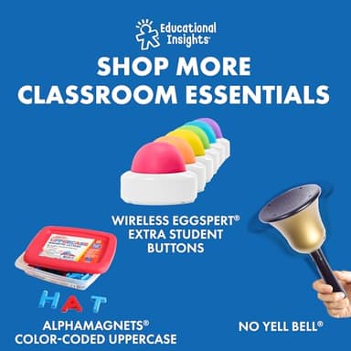 Educational Insights Wireless Eggspert 2.4 GHz, Play Classroom Games, Must Haves For Teachers, Grades 1+ - Image 7
