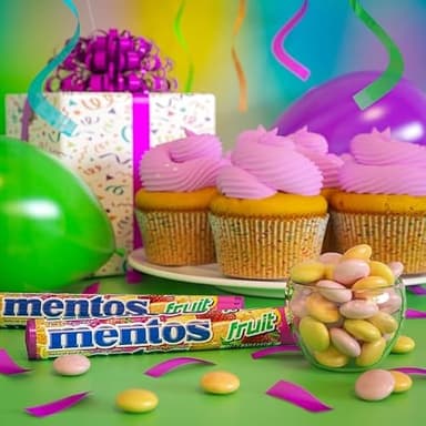 Mentos Halloween Trick or Treat Candy, Mint Chewy Roll, Fruit, Individually Wrapped Bulk Candy for Adults & Kids, Party, Concessions, Office, Non-Melting, 14 Count (Pack of 15) - Packaging May Vary - Image 5