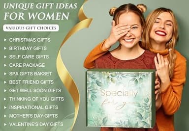 Christmas Birthday Gifts for Women Self Care Gift, Get Well Soon Gift Baskets Relaxing Spa Care Package for Women with Blanket, Unique Gifts Idea for Mom Mother Her Wife Girlfriend Best Friend Sister - Image 5