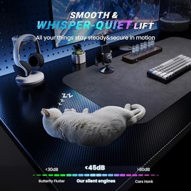 SIAGO Electric Standing Desk Adjustable - 48 x 24 Inch Sit Stand up Desk with Cable Management - 3 Memory Preset Adjustable Height Table - Image 4