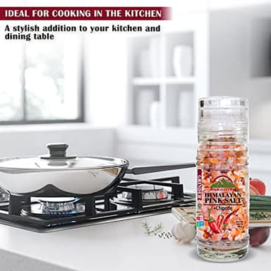 Himalayan Chef Pink Salt Grinder, Chipotle Salt, 3.53 Ounces, Incredible Taste - Image 9