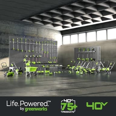 Greenworks 40V Lawn Care Combo Kit, Trimmer & Blower for Edging & Leaf Cleanup, 2.0Ah Battery & Charger (Gas-Free Yard Duo) - Image 6