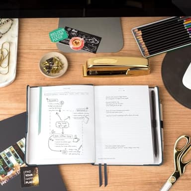 AT-A-GLANCE Foundation Planner, Undated Inspiration Journal, Set Goals, Track Progress, Create Habits, Weekly & Monthly, Small, 5-3/4" x 8-1/4", Blue (FD-200-20) - Image 6