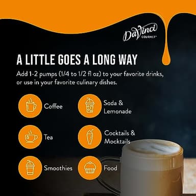 DaVinci Gourmet Classic Pumpkin Pie Syrup, 25.4 Fluid Ounces (Pack of 1) - Image 5