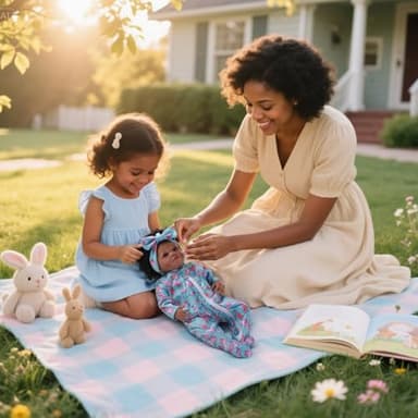 BABESIDE Lifelike Reborn Black Girl- 18-Inch Realistic Newborn Real Life Baby Dolls with Clothes and Toy Gift for Kids Age 3+ - Image 4