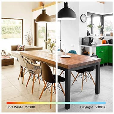 Amazon Basics Non-Dimmable LED Light Bulbs, Long Lasting, 9W, E26 Base, 5000K Daylight White, A19, 60W Equivalent, 24-Pack - Image 3