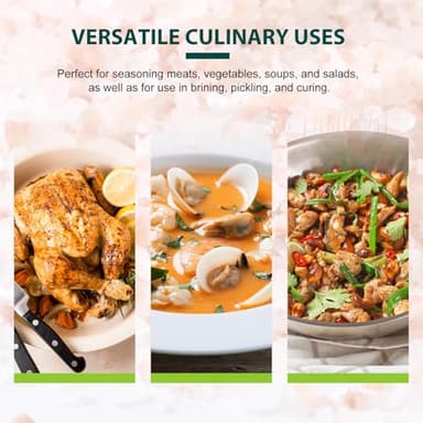 Soeos Salt Grinder Set, Himalayan Pink Salt, Coarse Grain, Salt for Grinder Refill, 13.4 Oz (380g), Refillable Plastic Bottle, Rock Salt, Kosher Salt Set (Pack of 1) - Image 8