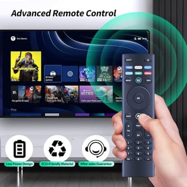 XR140 Remote Control for Vizio All LED LCD HD 4K UHD HDR Smart TVs,Replacement for XR136 Vizio Remote Control with Netflix/Vudu/Xumo/Crackle/Iheart - Image 7