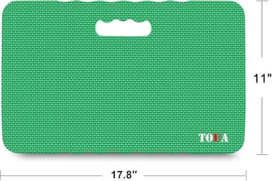 Kneeling Pad Thick Extra Large High Density Foam Comfort for Work Gardening Yoga Exercise Garden Knee 2 Pack Green - Image 2