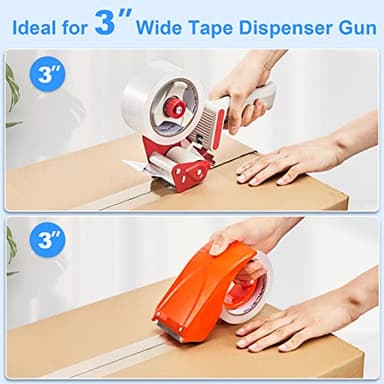 JARLINK Clear Packing Tape (18 Rolls), Heavy Duty Packaging Tape for Shipping Packaging Moving Sealing, 2.7mil Thick, 1.88 inches Wide, 60 Yards Per Roll, 1080 Total Yards - Image 5