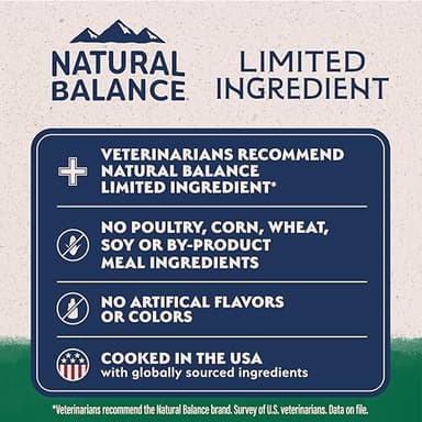 Natural Balance Limited Ingredient Small-Breed Adult Dry Dog Food with Healthy Grains, Lamb & Brown Rice Recipe, 4 Pound (Pack of 1) - Image 7