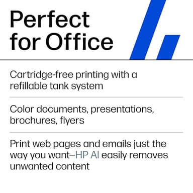 HP Smart Tank 7602 Wireless All-in-One Ink Tank Printer, Scanner, Copier with 2 years of ink included, Best-for-home office, Refillable, AI-enabled (28B98A) - Image 6
