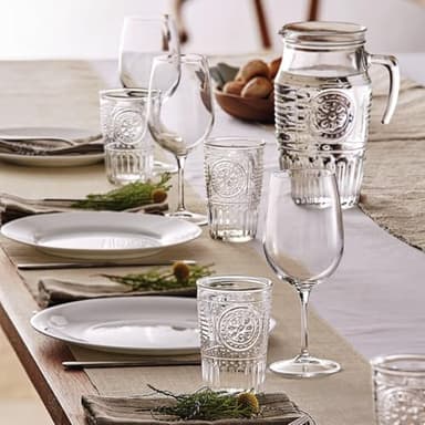 Bormioli Rocco Romantic Water Glass [Set Of 4] | 10.25 oz Premium Glass Set For Refreshments, Soda & Beverages | Italian Quality Glassware, Perfect For Dinner Parties, Bars & Restaurants - Image 9